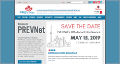 Desktop Screenshot of prevnet.ca